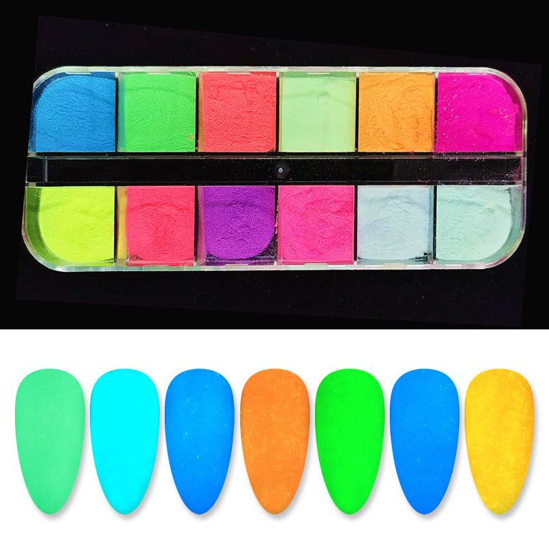 Glitter Aurora Nail Powder