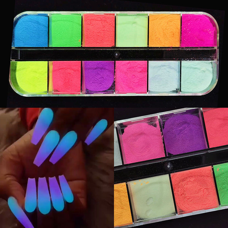 Glitter Aurora Nail Powder