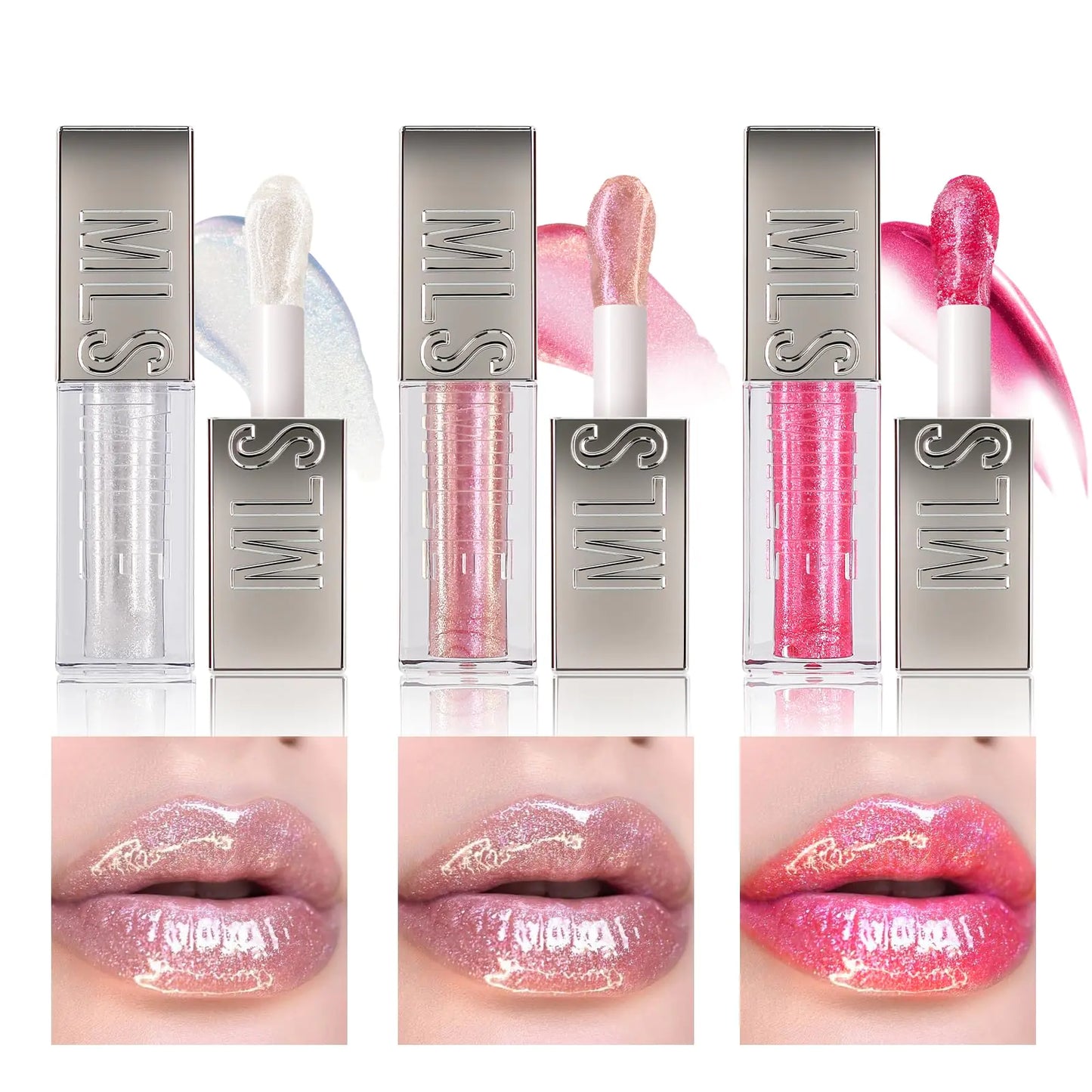 Aurora glitter lip gloss